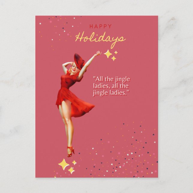 Single Bells Postcard (Front)