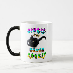Single But Never Lonely Color Morph Mug