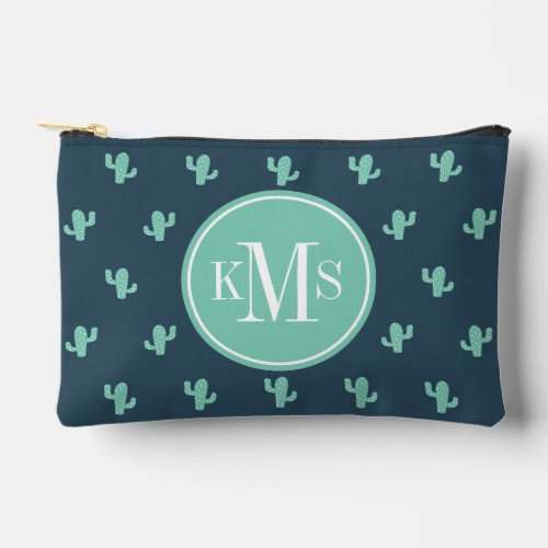 Single Cactus Pattern Accessory Pouch