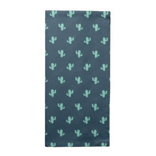 Single Cactus Pattern Cloth Napkin