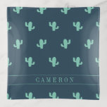 Single Cactus Pattern Trinket Tray