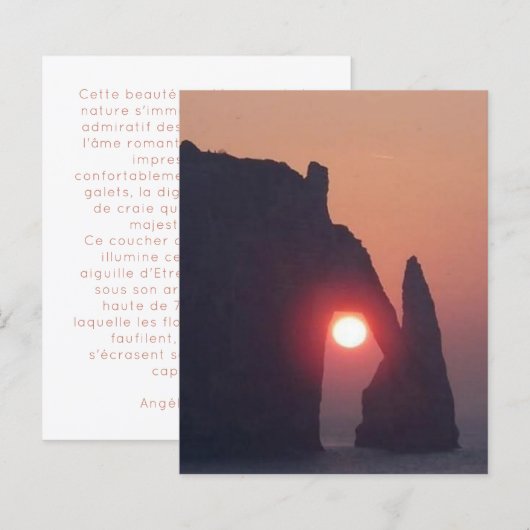 Single card (Front/Back)