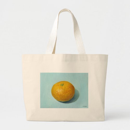 Single Clementine Large Tote Bag