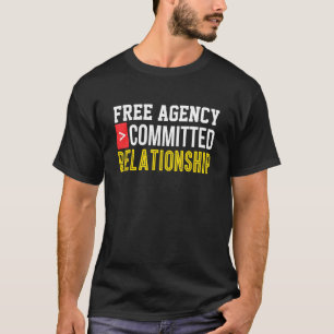 Single Committed Relationship Online Dating Bro Ga T-Shirt