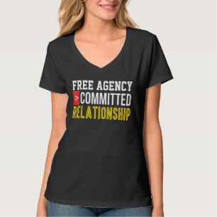 Single Committed Relationship Online Dating Bro Ga T-Shirt