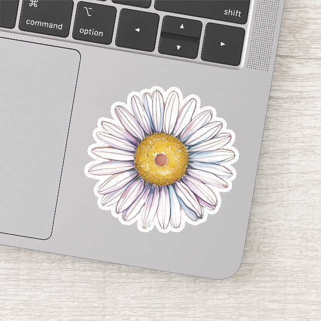 Single Country Daisy  Sticker (Detail)