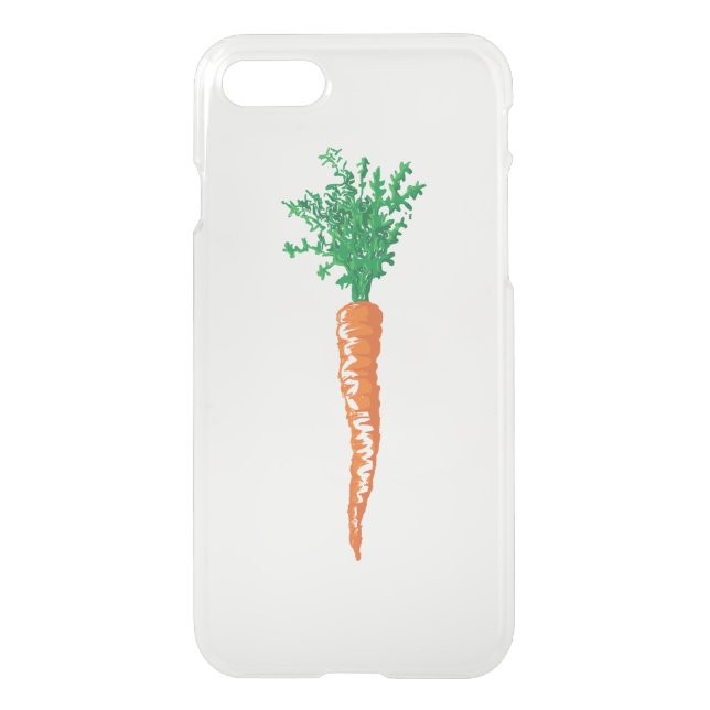 Single Cute Carrot Easter Uncommon iPhone Case (Back)