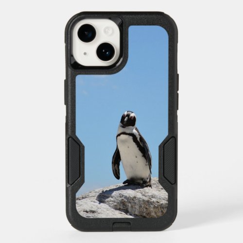 Single Cute Penguin and Blue Sky OtterBox iPhone 14 Case