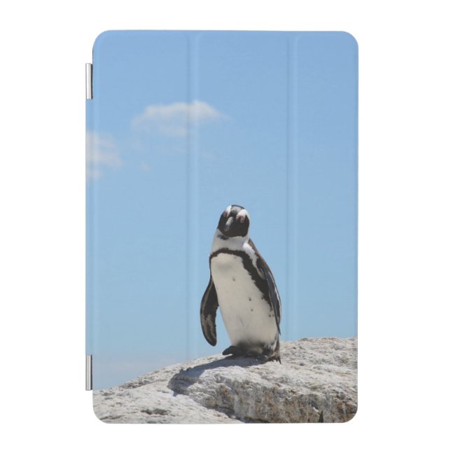 Single Cute Penguin Blue Sky iPad Mini Cover (Front)