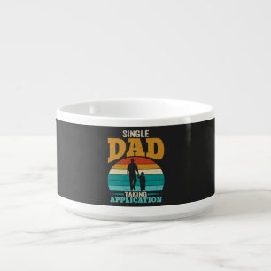 Single Dad Taking Application Bowl