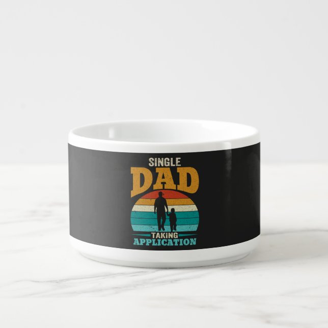 Single Dad Taking Application Bowl (Center)
