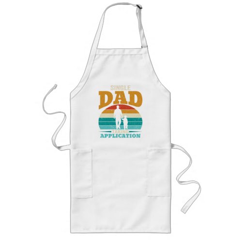 Single Dad Taking Application Long Apron