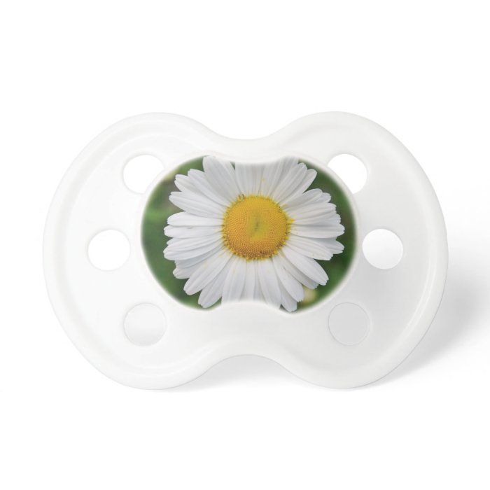 Single Daisy Flower Pacifier