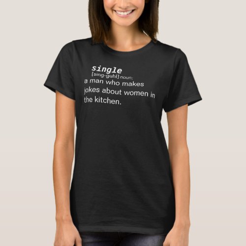 single dictionary definition T_Shirt