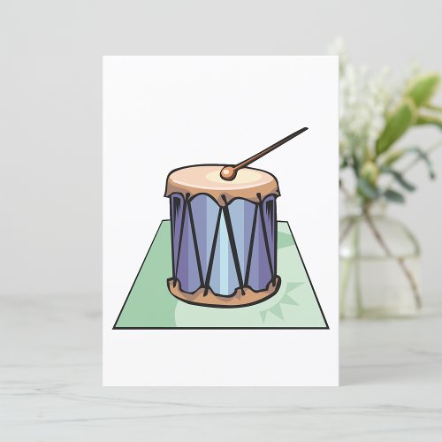 Single Drum Invitations