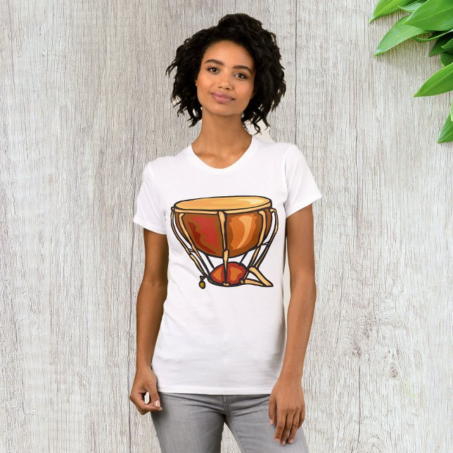 Single Drum Womens T-Shirt (Creator Uploaded)