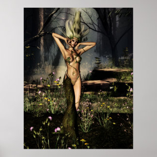 Single Dryad Poster