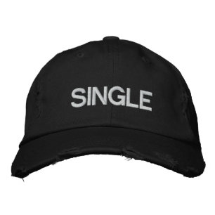 SINGLE EMBROIDERED BASEBALL HAT