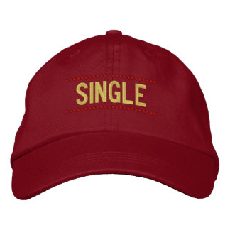 Single Embroidered Baseball Hat