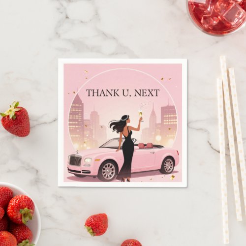 Single Era Party Paper Napkin Thank U, Next Napkin