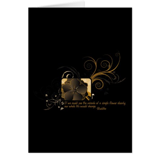 Single Flower Buddha Cards (Front)