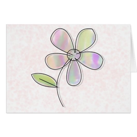 Single Flower Cards (Front Horizontal)
