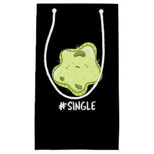 #Single Funny Solo Cell Biology Pun Dark BG Small Gift Bag