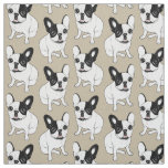Single Hooded Brindle Pied Frenchie Fabric
