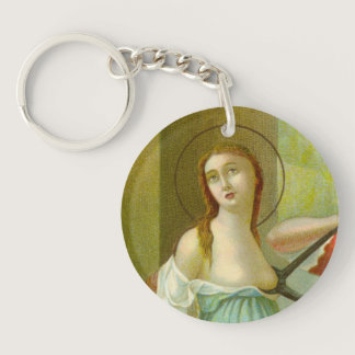 Single Image St. Agatha (M 003) Keychain