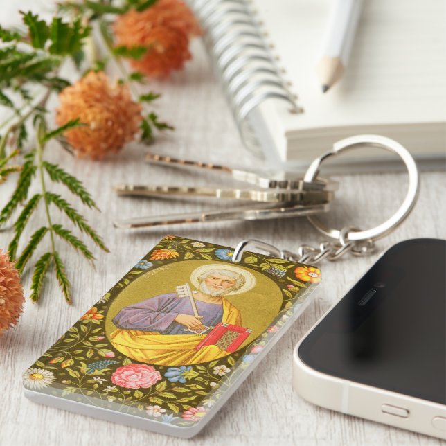 Single Image St. Peter the Apostle (PM 07) Keychain (Front Right)