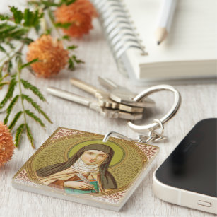 Single Image St. Teresa of Avila (SNV 27) Keychain