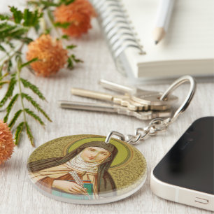 Single Image St. Teresa of Avila (SNV 27) Keychain