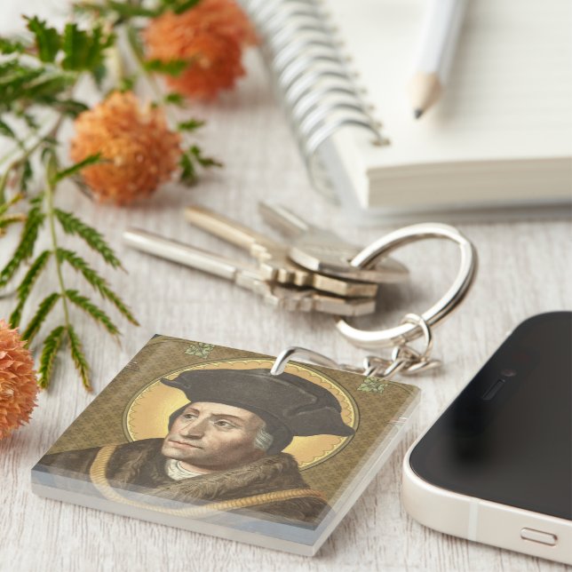 Single Image St. Thomas More (SAU 026) Keychain (Front Right)