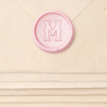 Single Initial Monogram Personalized Wax Seal Sticker<br><div class="desc">PreppyPrint.com - Celebrate the season in style! Please visit my designer store,  PreppyPrint.com,  for coordinating items.</div>
