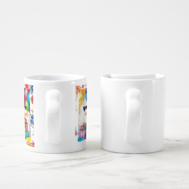 Single Invitation cup for your special day (Handle)