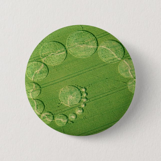 Single Julia Crop Circle Pinback Button (Front)
