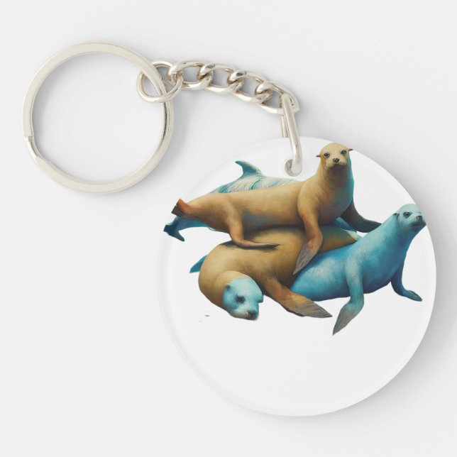 Single keychain  (Front)