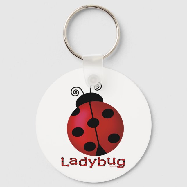 Single Ladybug Keychain (Front)