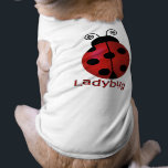Single Ladybug Tee<br><div class="desc">Original art by Sandra features a lone Ladybug. Done in typical Ladybug colors. Ladybugs are considered to be very lucky!</div>