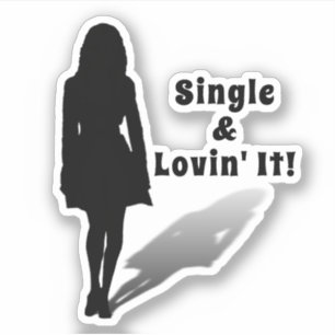 Single & Lovin' It! Scrap Book Sticker