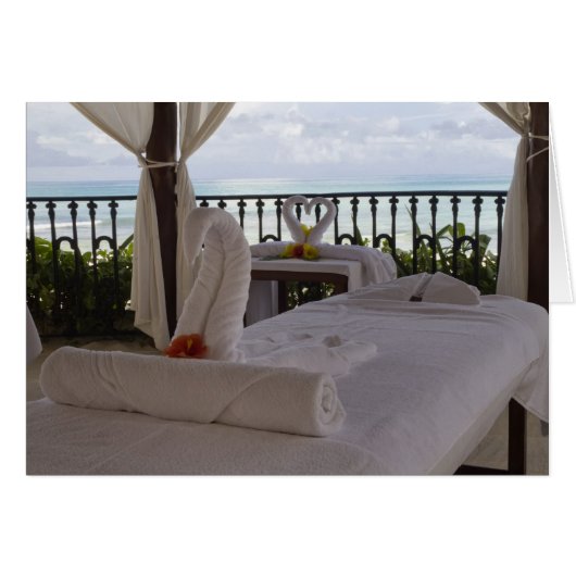 Single Massage Table Cards (Front Horizontal)