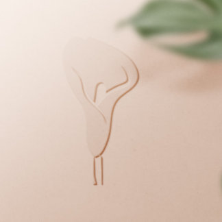 Single Minimalist Calla Lily Embosser