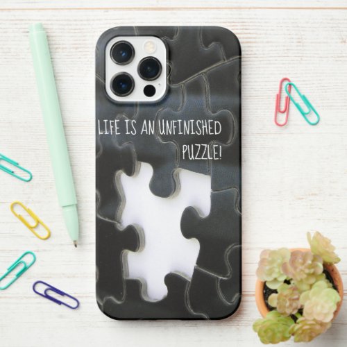 Single Missing Jigsaw Puzzle Piece Photograph iPhone 12 Pro Max Case