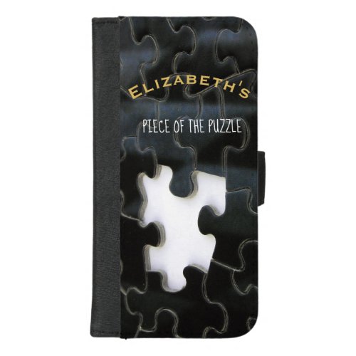 Single Missing Puzzle Piece Photo Custom iPhone 87 Plus Wallet Case