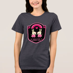 Single Mom Of Twins Tri-Blend Shirt