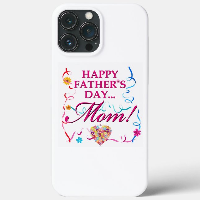 Single Mom Phone Case for Fathers Day (Back)