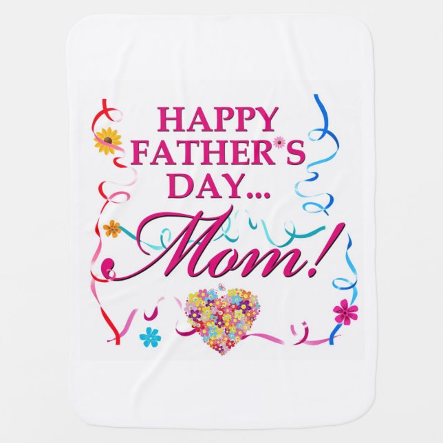 Single Mom with a New Baby ?  Perfect unique gift Baby Blanket (Front)