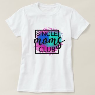 Single moms club colorful modern 