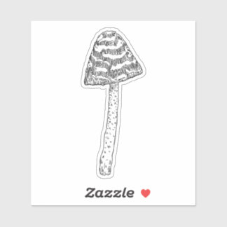 Single Mushroom Sticker