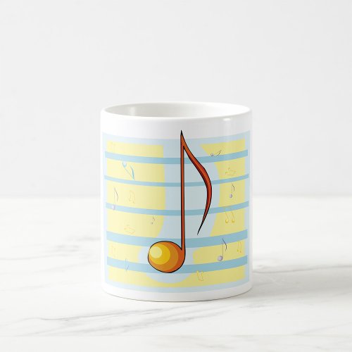 Single Musical Note Coffee Mug